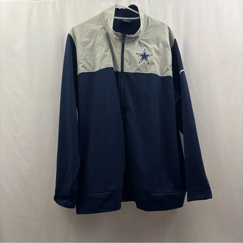 Nike Dallas Cowboys Men's Full Zip-Up Track Jacket Size XL NFL Football NFC East - Picture 10 of 10